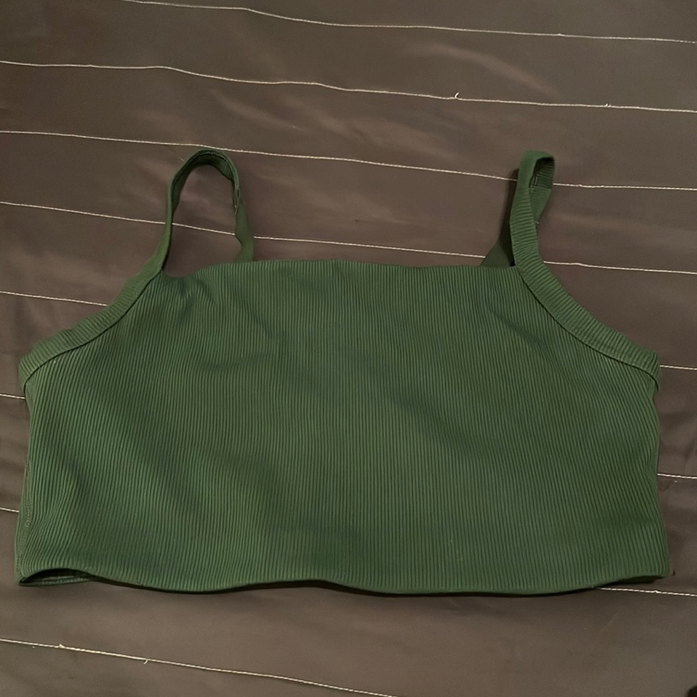 Forest green bralette